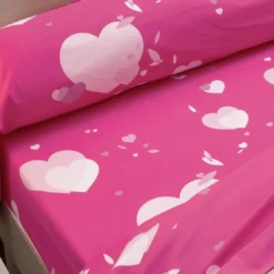 BecquetTaie de traversin en coton rose - HEART TREE