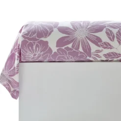 BecquetTaie de traversin en coton POETIQUEà motifs fleuris violet