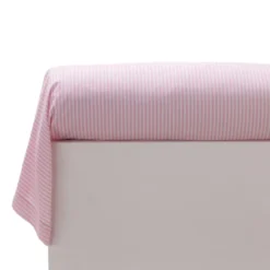 BecquetTaie de traversin en coton rose - VALSE FLEURIE