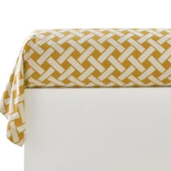 BecquetTaie de traversin en coton jaune ocre - PALRI