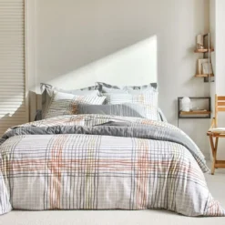 BecquetTaie de traversin en flanelle gris - NOA