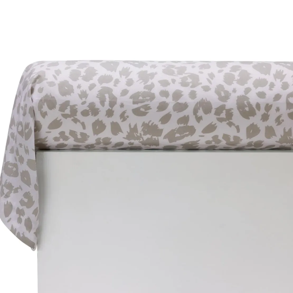 BecquetTaie de traversin en polycoton blanc cassé à motif léopard - ZEBRA