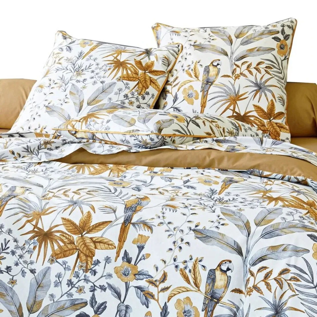 BecquetTaie de traversin flanelle DR.YOUHOU - caramel