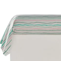 BecquetTaie de traversin,motif paons et feuillage PARADE NUPTIALE multicolore43x185