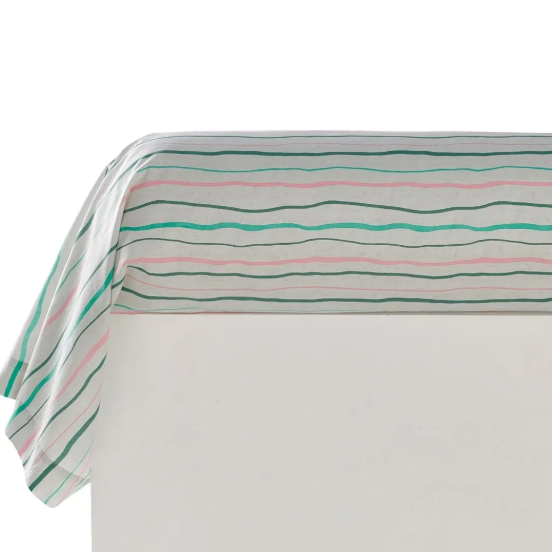 BecquetTaie de traversin,motif paons et feuillage PARADE NUPTIALE multicolore43x185