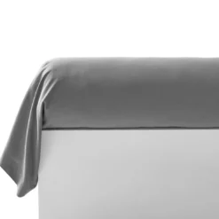 BecquetTaie de traversin NICOLASen coton gris
