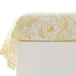 BecquetTaie de traversin PARFUM jaune en coton