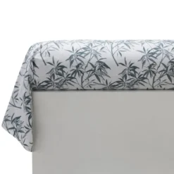 BecquetTaie de traversin percale de coton HANOI - gris