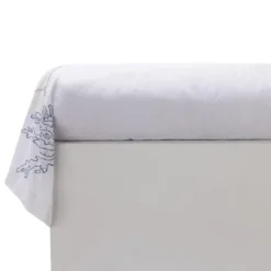 BecquetTaie de traversin percale de coton RECIF - blanc