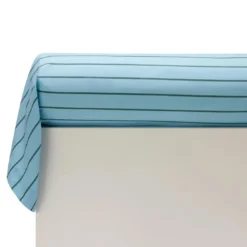 BecquetTaie de traversin percale de coton BRUME D'ASIE - bleu