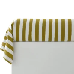 BecquetTaie de traversin percale de coton MARTIKA - jaune ocre