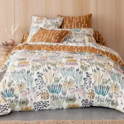 BecquetTaie de traversin ROZZO beige en coton