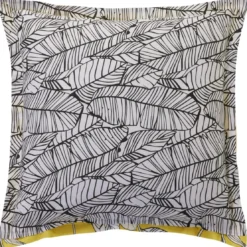 BecquetTaie d'oreiller coton SUMMER - jaune