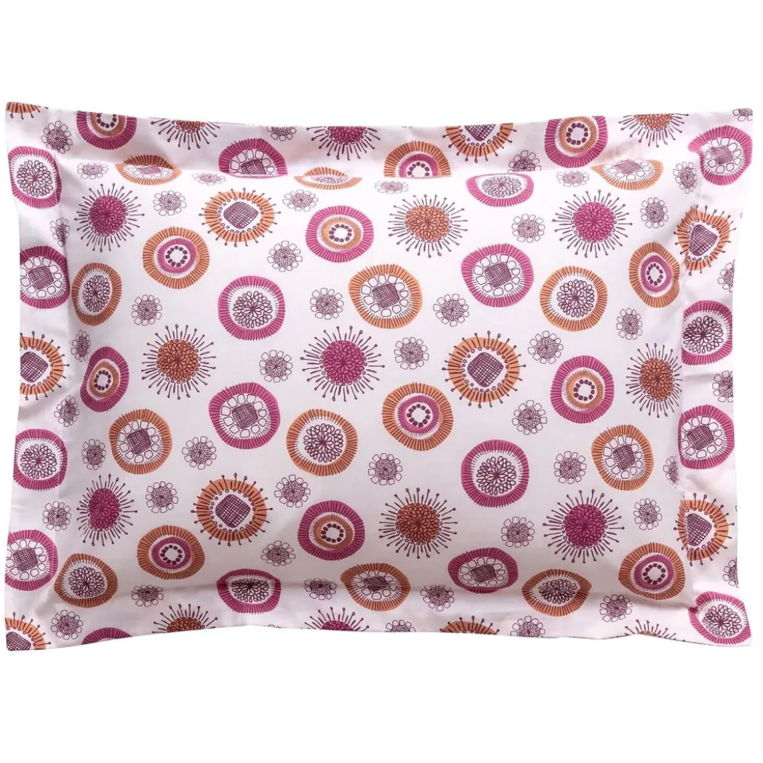 BecquetTaie d'oreiller coton FIFTY ROSE - rose