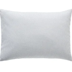 BecquetTaie d’oreiller coton bleu motif géométrique - ARTHUR