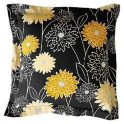 BecquetTaie d'oreiller coton YELFLOR - noir