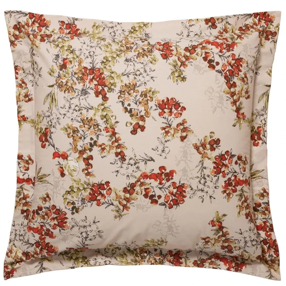 BecquetTaie d'oreiller coton ANDJA - beige grège