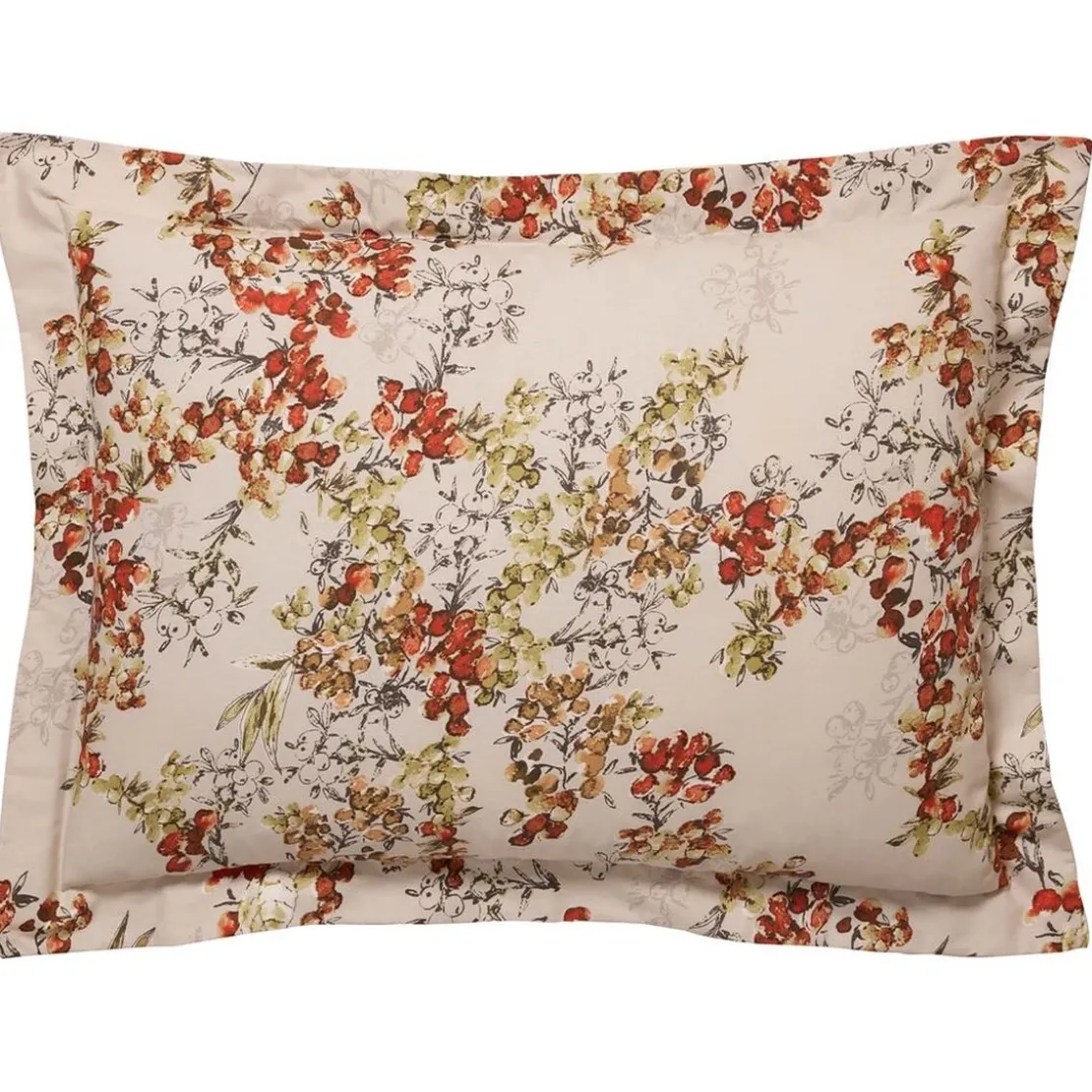 BecquetTaie d'oreiller coton ANDJA - beige grège