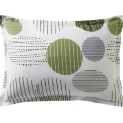 BecquetTaie d'oreiller en coton BAXLEY - vert kaki