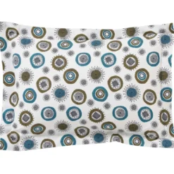 BecquetTaie d’oreiller en coton blanche à motif floral - FIFTY