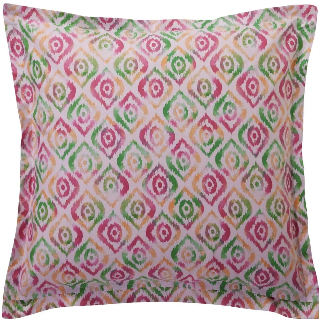 BecquetTaie d'oreiller en coton VIBRANTE motif fleurs exotiques multicolores
