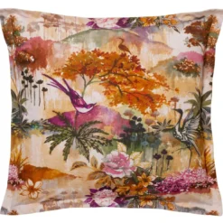 BecquetTaie d'oreiller en coton multicolore - JARDIN D'ASIE