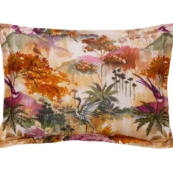 BecquetTaie d'oreiller en coton multicolore - JARDIN D'ASIE