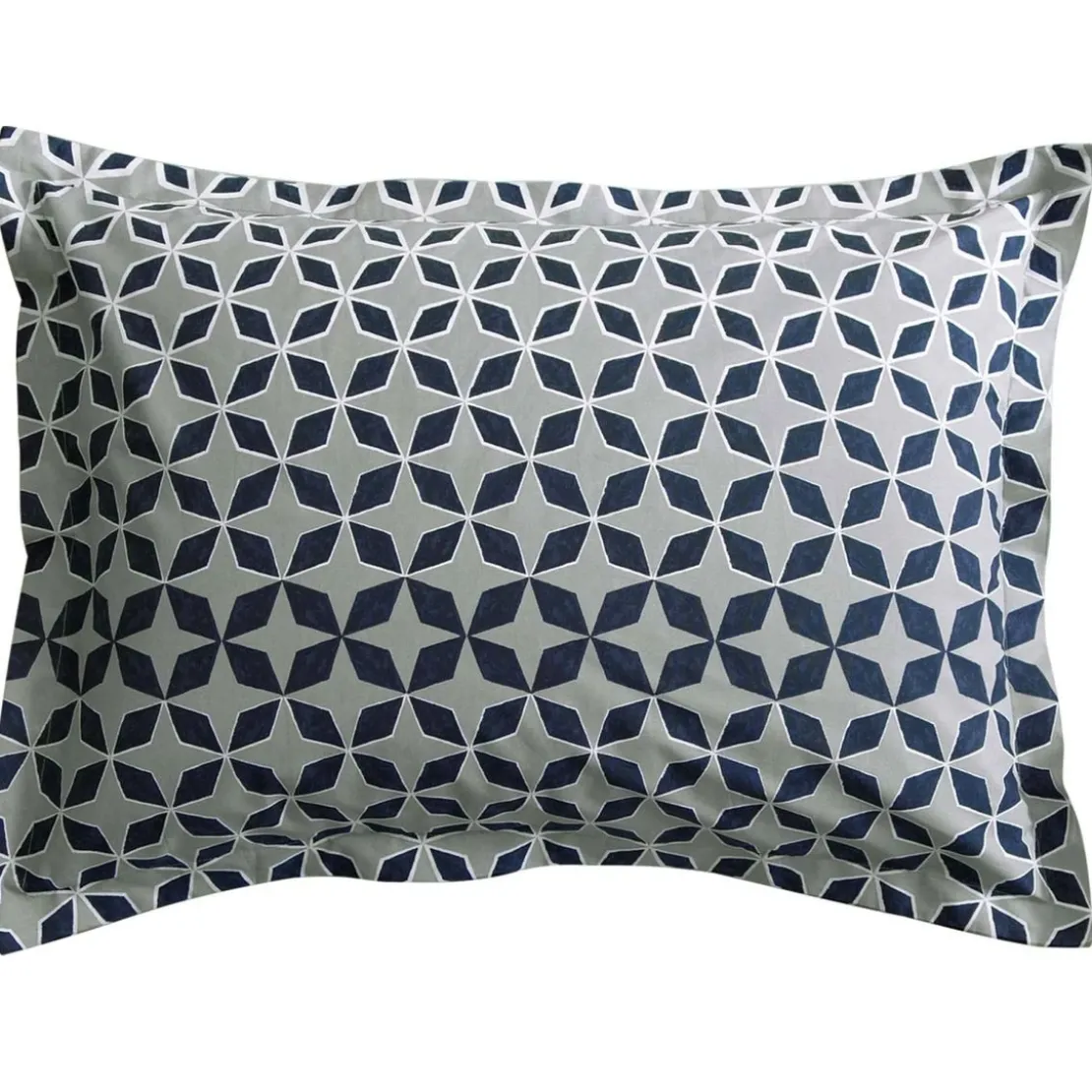 BecquetTaie d'oreiller en coton gris - THIBAULT