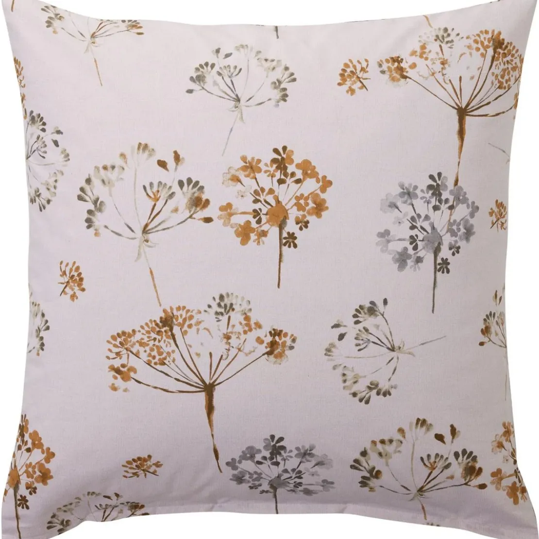 BecquetTaie d’oreiller en coton écru réversible motif floral - FLEURAISON