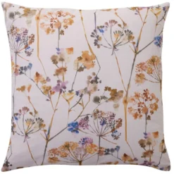 BecquetTaie d’oreiller en coton écru réversible motif floral - FLEURAISON