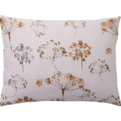 BecquetTaie d’oreiller en coton écru réversible motif floral - FLEURAISON