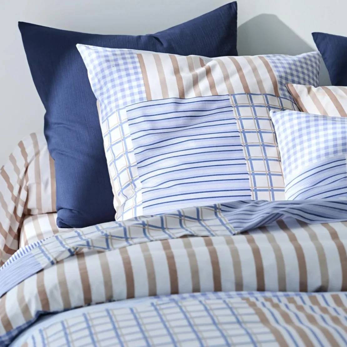 BecquetTaie d'oreiller en coton BLUBEIGE - beige