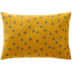 BecquetTaie d'oreiller en coton MAX jaune