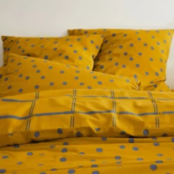 BecquetTaie d'oreiller en coton MAX jaune