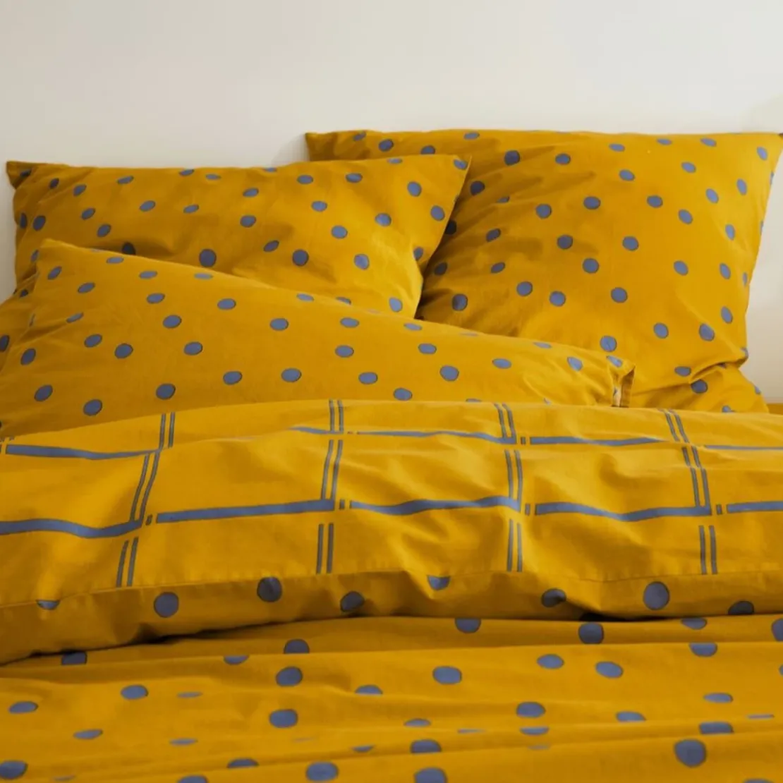 BecquetTaie d'oreiller en coton MAX jaune