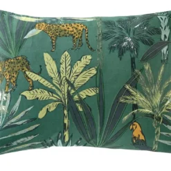 BecquetTaie d'oreiller en coton TROPICAL - vert foncé