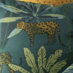 BecquetTaie d'oreiller en coton TROPICAL - vert foncé