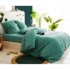BecquetTaie d'oreiller en coton MAX menthe