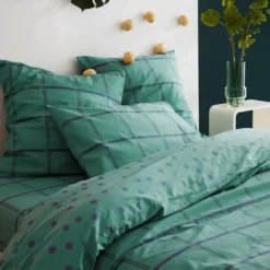 BecquetTaie d'oreiller en coton MAX menthe