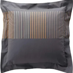 BecquetTaie d'oreiller en coton CARNABY-gris