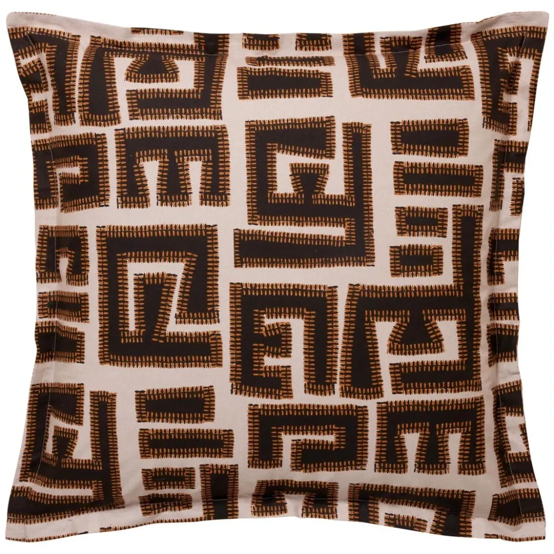 BecquetTaie d'oreiller en coton beige - NAKUPENDA