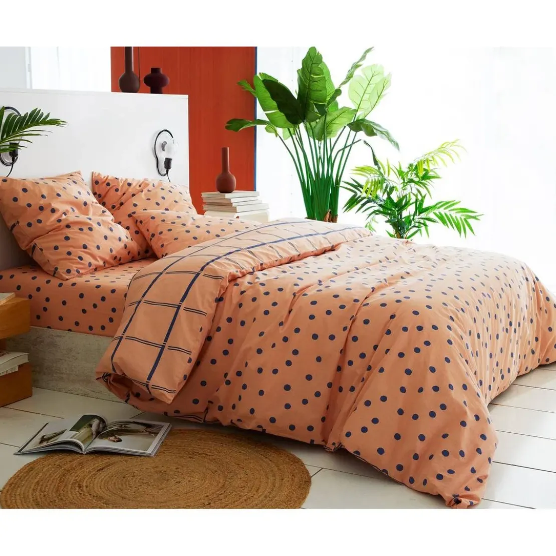 BecquetTaie d'oreiller en coton MAX rose