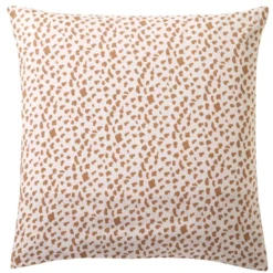 BecquetTaie d'oreiller en gaze de coton réversible beige - AGAFAY