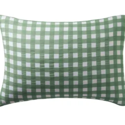 BecquetTaie d'oreiller en gaze de coton vert - VICHY