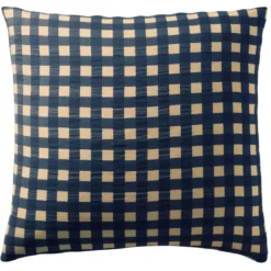 BecquetTaie d'oreiller en gaze de coton bleu - VICHY