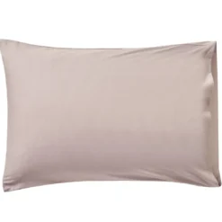 BecquetTaie d'oreiller en percale de coton PORTE DU DESERT - gris