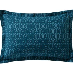 BecquetTaie d'oreiller en polycoton bleu - CUZCO