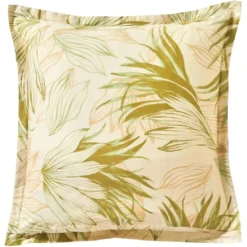 BecquetTaie d'oreiller en satin de coton réversible HACIENDA - brun