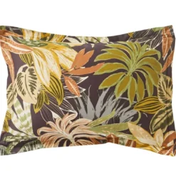 BecquetTaie d'oreiller en satin de coton réversible HACIENDA - brun