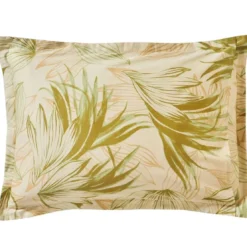 BecquetTaie d'oreiller en satin de coton réversible HACIENDA - brun